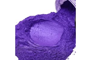 FIREDOTS Purple Mica Powder - 100 Grams - Epoxy Resin Color Pigment - Metallic Purple Mica Powder for Epoxy Resin - Purple Epoxy Pigment Powder - Epoxy Color Pigment - Epoxy Resin Pigment