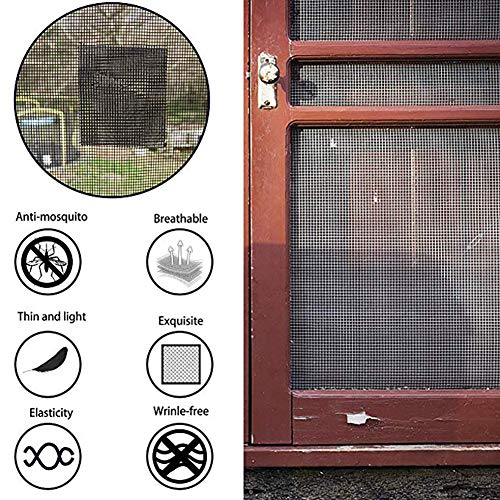 Zengest Door and Window Screen Repair Kit, 2" x 78" Roll, Strong Adhesive Window or Door Screen Repair Tape