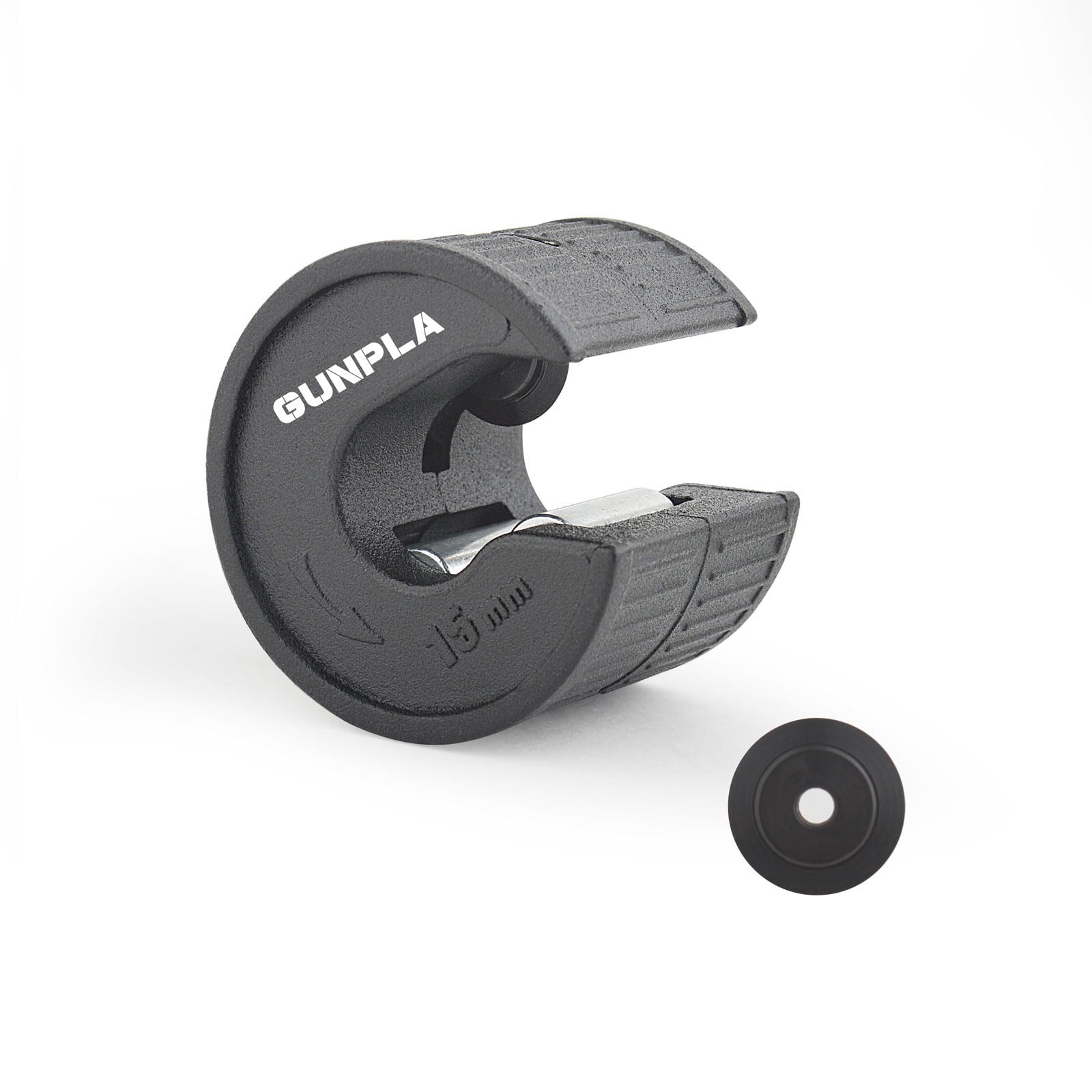 Gunpla 15mm Copper Pipe Cutter with 1 Replaceable Cutting Wheel, Heavy Duty Single Handed Operation Tube Cutting Tool for PVC, Aluminium, Copper Slice Tubes Cuts