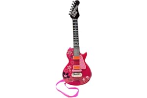 Lightahead HK-9080A(PINK) Sound Music and Light Fun Junior Guitar for Kids & beginners Great Gift Pink (Gui5862B)