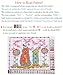 eGoodn Cross Stitch Stamped Kit Pre-Printed Pattern Sunflower and Cat, 11ct Aida Fabric Size 13 inches by 9.8 inches for Embroidery Needlework Art Crafts Lovers, No Frame