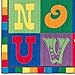 Flagship Carpets Early Blocks Colorful ABC Alphabet Children's Rug for Classroom or At Home Educational Learning Area, Playroom, Kid's Bedroom Mat, 3' x 5', Multi-color