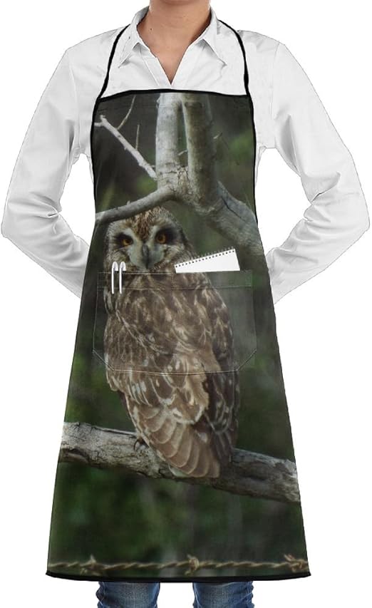 Amazon Com Barn Owl Tree Apron Lace Adult Mens Womens Chef