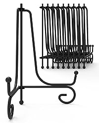 Iron Display Stand 10 Packs, 6 Inches Plate Stand