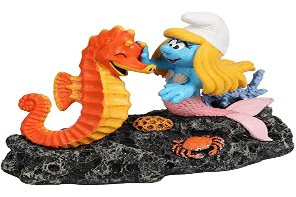 Aqua Della Collectible figurine The Smurfs, Smurfette and the sea horse (2022)
