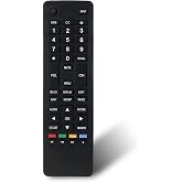 Replacement Remote Control for Haier TV 24E2000 32E3000 32E2000 32D3005F 32F2000 LE32F2220 40E2500 48DR3505 50E3500 55DA5550 55UGX3500 55UGX3200C 65E3550 65UGX3500 75UGX3550 TV