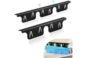 Stainless Steel Stove Gap Covers 13.8~27.5 Inch Retractable, Range Trim Kit Between Stove Top and Counter Heat Resistant & Easy to Clean Oven Gap Filler by BOGDA Black (2 Packs)