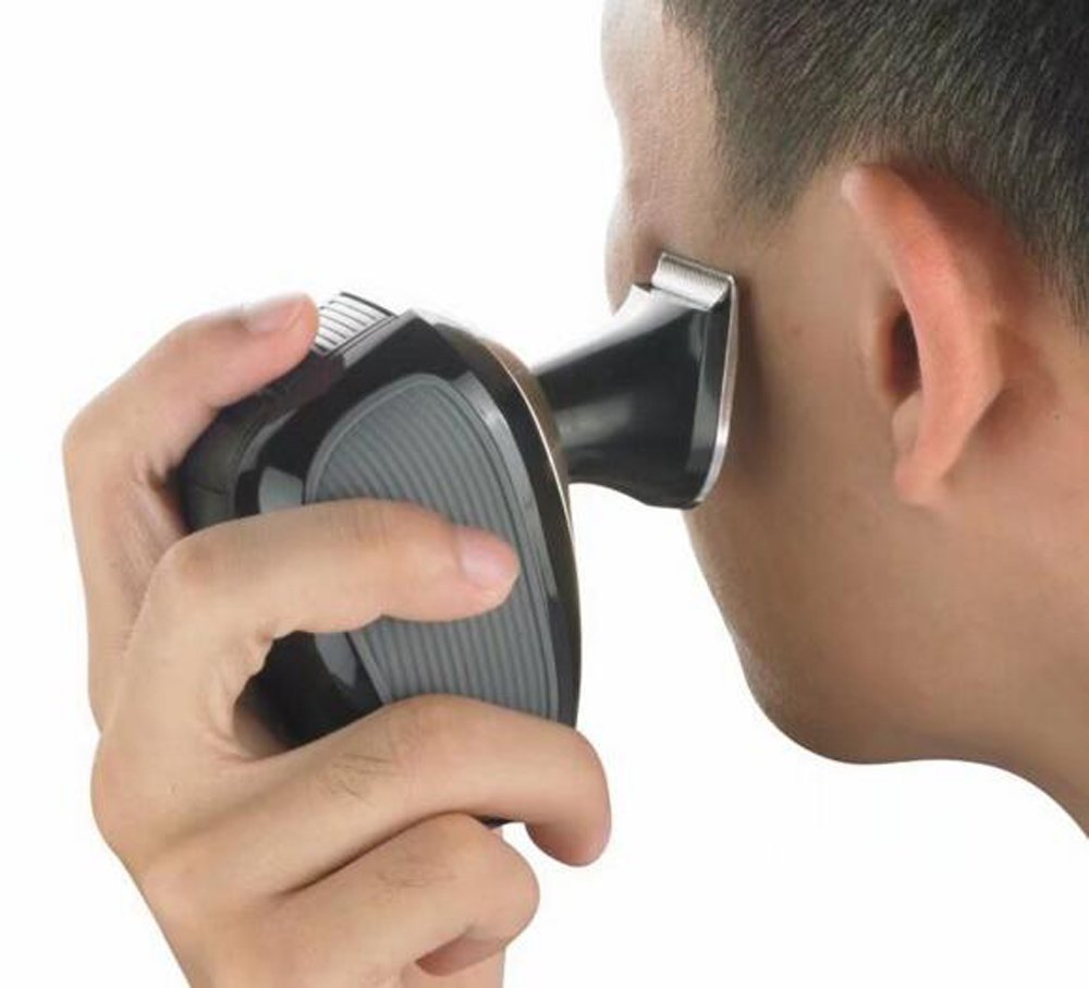 Men\'s Electric Shaver 4D Rotary Shavers Wet & Dry Beard Trimmer Cordless Sideburn Trimmer USB Rechargeable 5 in1 Waterproof Mens grooming kit