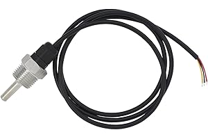 OTOMATICO 1/2 inch ds18b20 Temperature Sensor Probe with thermowell Stainless Steel 304 for Beer fermenter Homebrew Boiler 30mm 50mm 100mm 150mm 200mm 400mm 500mm (50mm)