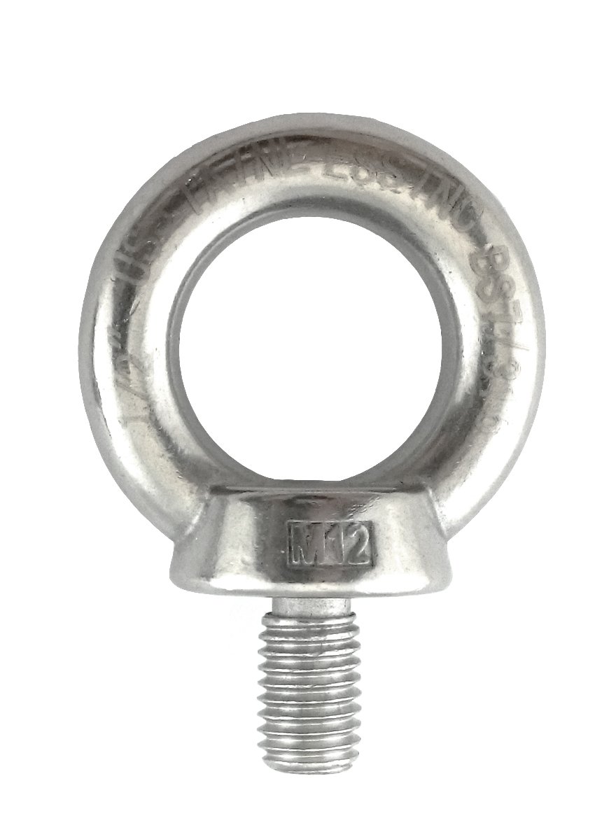 US STAINLESS Stainless Steel 316 Eye Bolt 12mm Marine Grade M12 Heavy Duty