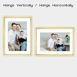 Frametory, 5x7 Aluminum Frames with Ivory Mats for