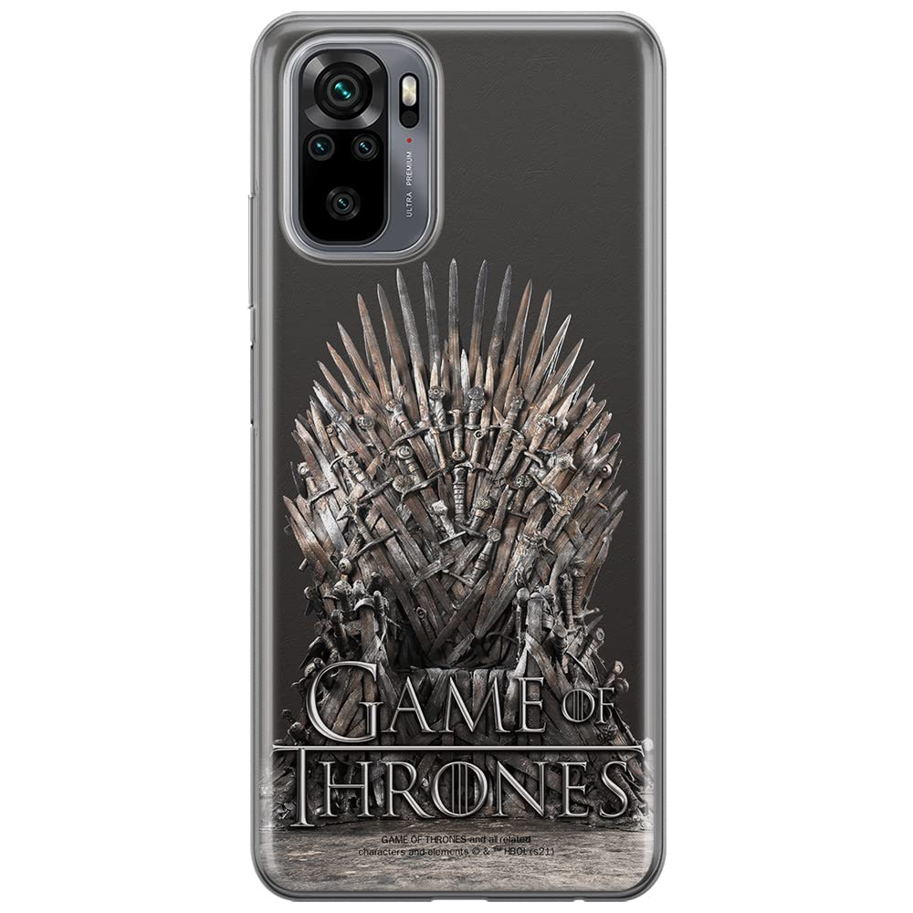 ERT GROUP mobile phone case for Xiaomi REDMI NOTE 10/ 10S original and officially Licensed Game of Thrones pattern 017 optimally adapted to the shape of the mobile phone, case made of TPU