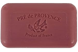 Pre de Provence Artisanal Soap Bar, Natural French Skincare, Enriched with Organic Shea Butter, Quad Milled for Rich, Smooth & Moisturizing Lather, Mangosteen, 5.3 Ounce