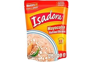 Isadora Refried Beans, 430 g, (Pack of 1) (430g, Mayocoba refried Beans)