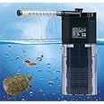 LONDAFISH Quiet Multi-Function Built-in Fish Tank Aquarium 3-Stage Filter with Water Pump