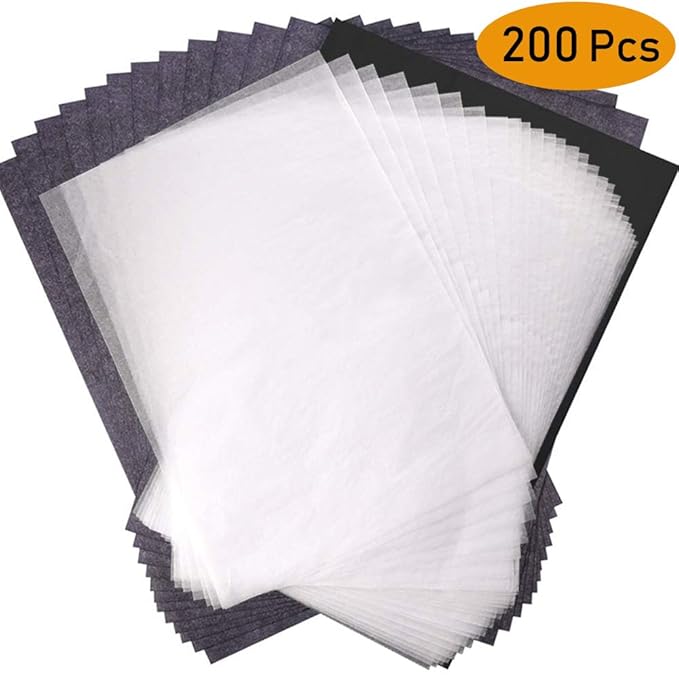 Wangday Carbon Paper, Black Graphite Transfer Tracing Paper for Wood
