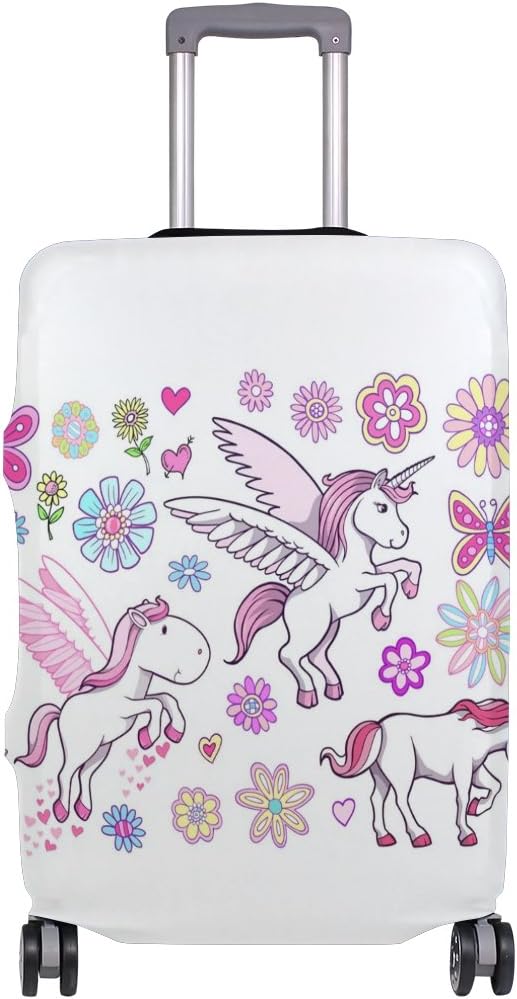 large unicorn suitcase