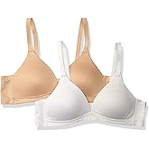 Vanity Fair Girls' Wireless Molded Pullover Bra, 2-Pack