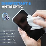One Step 70% Isopropyl Alcohol Wipes 100 Pads Individually Wrapped Sterile view 6