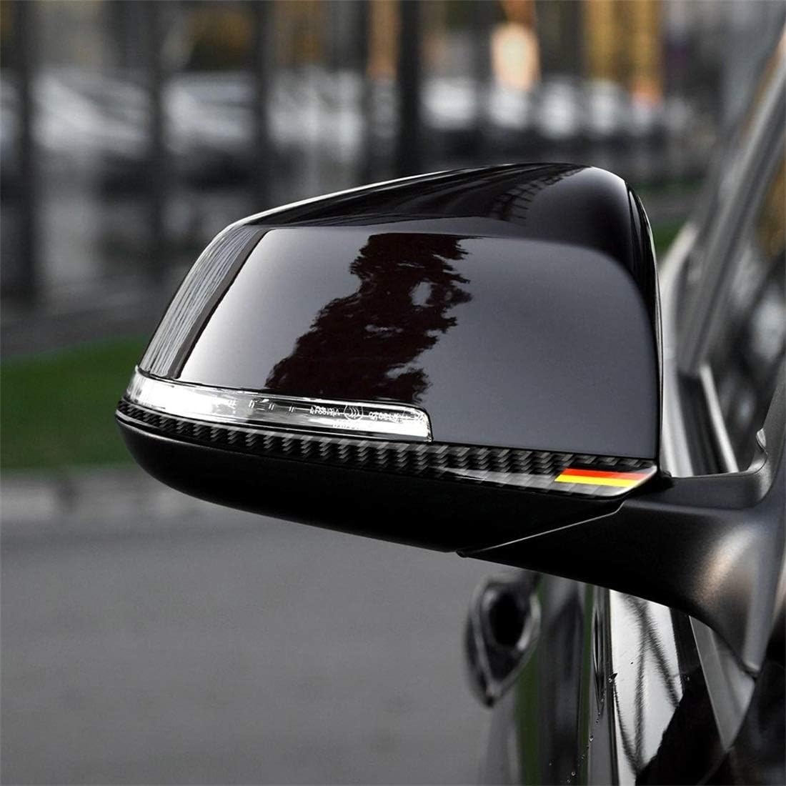 Car decoration / repair kit.repair tools sets Three Color A Carbon Fiber Car Rearview Mirror Bumper Strip Decorative Sticker for BMW F30 2013-2018 / F34 2013-2017，Easy to install. ( Color : Color3 )