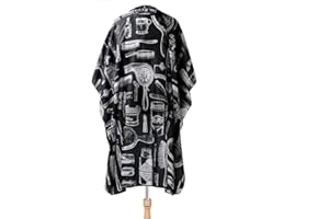 LEAFLAI Barber Cape Professional Hair Cutting Cape Salon for Men Haircut Cape for Adults Adjustable Snap Hair Stylist Capes for Hair Treatment Hair Stylist
