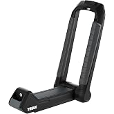 Thule Hull-a-Port Aero Rooftop Kayak Rack, Carries 1 Kayak, Foldable Design | Hull-a-Port Aero Kayak Carrier - Lightweight Steel, Rust-Resistant, Quick-Release, Fits Roof Racks