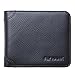 FlyHawk Italian Cowhide Men's RFID Blocking Genuine Leather Bifold Wallet, Mini-rfid Blocking-classic-black, One Size