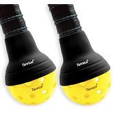 Tannius Pickleball Ball Retriever 2-Pack, Silicone Paddle Accessory | 33g flexible silicone retriever fits most standard paddle handles, returns to shape, and picks up balls with less bending.