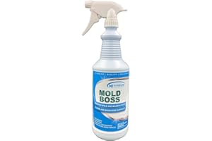 KINZUA ENVIRONMENTAL Indoor & Outdoor Mold Boss Mold & Mildew Remover Bathroom Cleaner & Mildew Stain Remover, Cleans Hard Water Stains, Soap Scum & More, Safe on Shower Tile & All Surfaces, 32 oz
