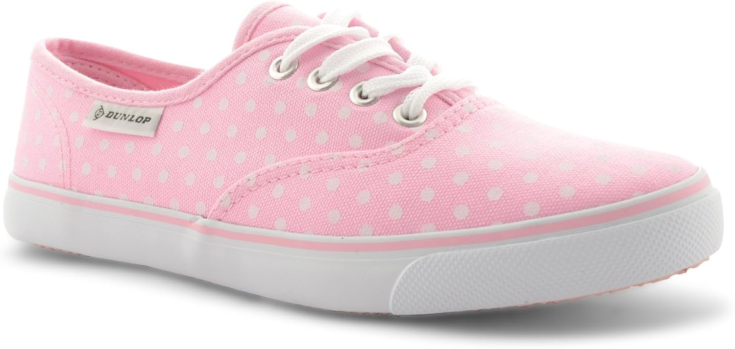 ladies pink plimsolls
