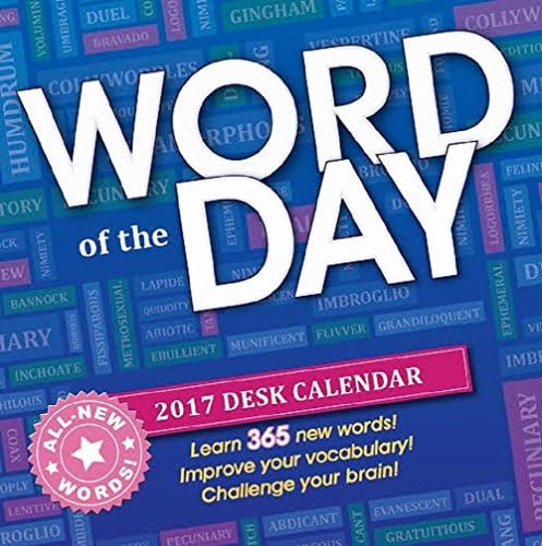 2017 Desk Calendar (Word of the Day)