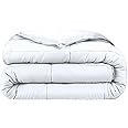 Bare Home Duvet Insert Comforter - Queen Size - Goose Down Alternative - Ultra-Soft - Premium 1800 Series - All Season Warmth - Bedding Comforter (Queen, White)