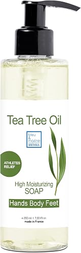 bleu & marine Bretania Tea Tree Body Wash Shampoo Face Wash 200ml Hair Skin Acne view 1