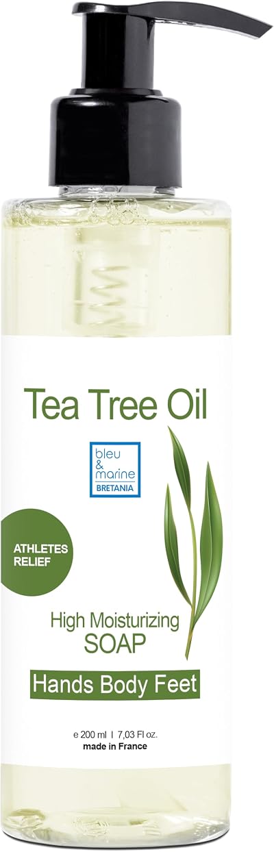 bleu & marine Bretania Tea Tree Body Wash Shampoo Face Wash 200ml Hair Skin Acne