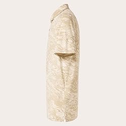 Oakley Men's Jacquard Polo, Duality Swirl Beige