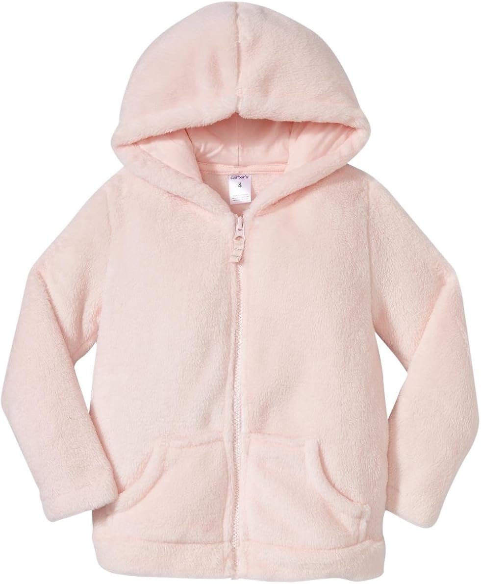 Carter's Little Girls' Hoodie (Toddler/Kid) Pink 5T