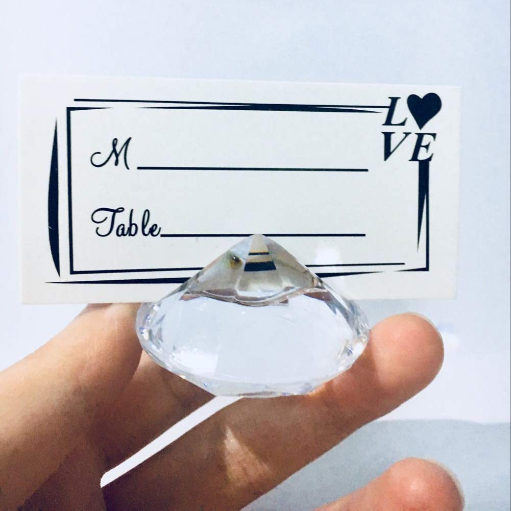 Portafoto Con Clip Per Tavolo - 2 Pezzi, Portacard E Segnaposto Per Matrimoni E Feste