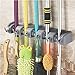 Esup Mop and Broom Holder, Broom Organizer Wall Mounted for Your Closet with Limited Space Holds Mops,Brooms,Dustpan,Shovel (5 Ball Slots and 6 Hooks), Perfect Fathers Day Gifts