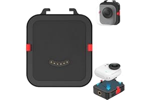 Magnetic Charging Dock for Insta360 Go Ultra,Built-in 450mah Battery for Extended Battery Life,Support Lights &Mics Accessory