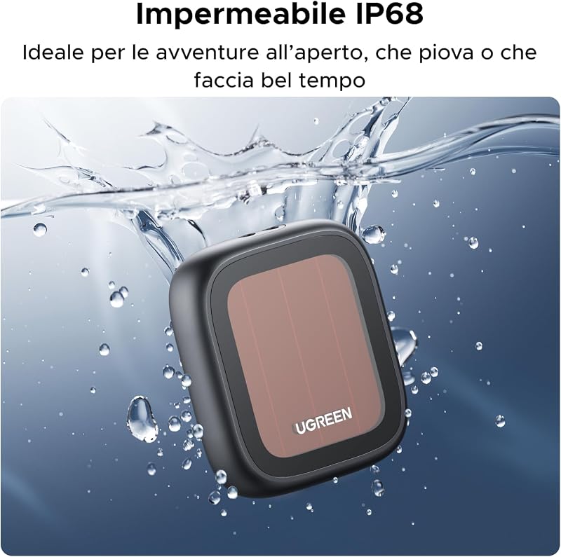 FineTrack Pro Smart Finder Ricarica Solare Supporto iOS — foto 4 di 8