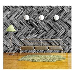 The Black and White Bamboo Texture and Background - Removable Wall Mural | Self-Adhesive Large Wallpaper - 66x96 inches