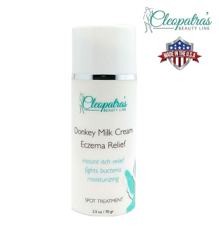 Handmade Donkey Milk Eczema Cream Vitamin D3 Urea