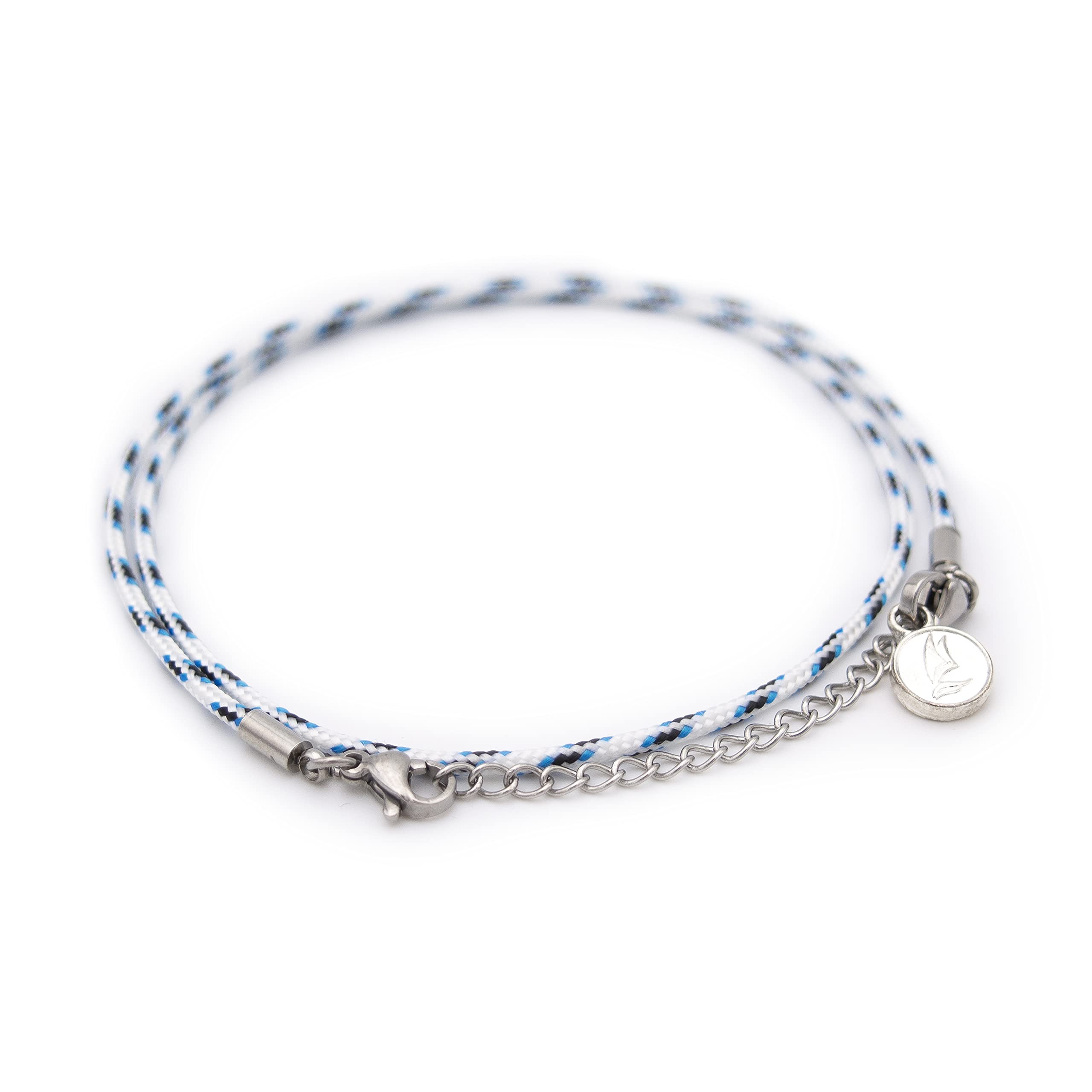 Wind Passion - Rope Anklet for Women & Men - Adjustable & Waterproof Braided String Bracelet - Handmade Nautical Jewelry for Teen Girls