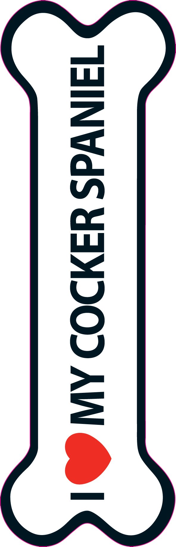 Magnet & Steel Magnet, I Love My Cocker Spaniel