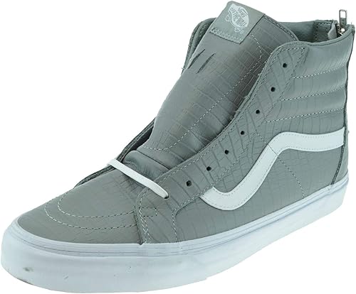 vans sk8 hi grey croc