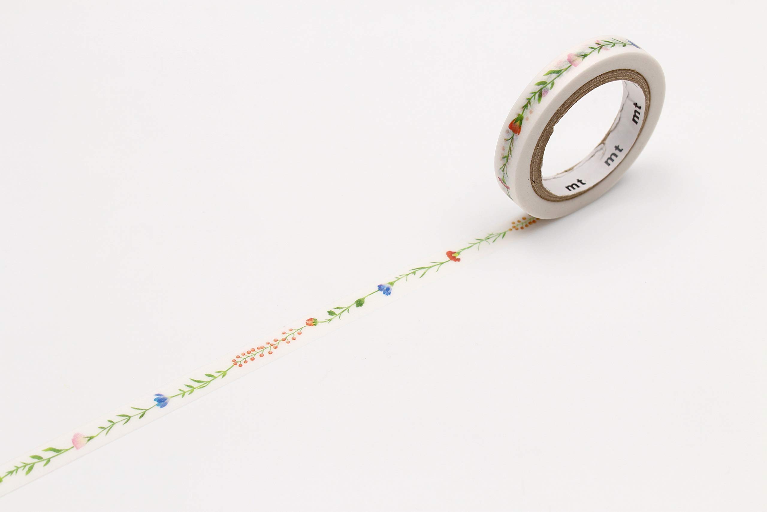 MT ex 'Flower Line' washi Masking Tape - 1 Roll