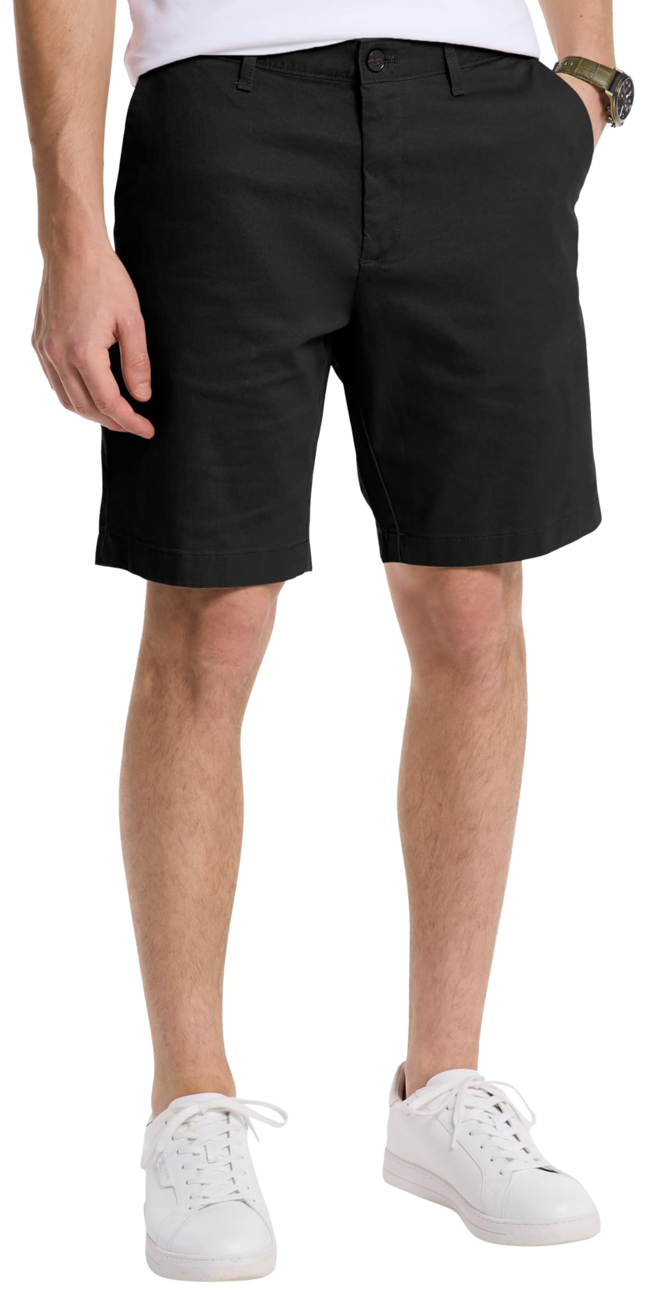 Michael Kors Men’s Cotton Stretch Short, Black