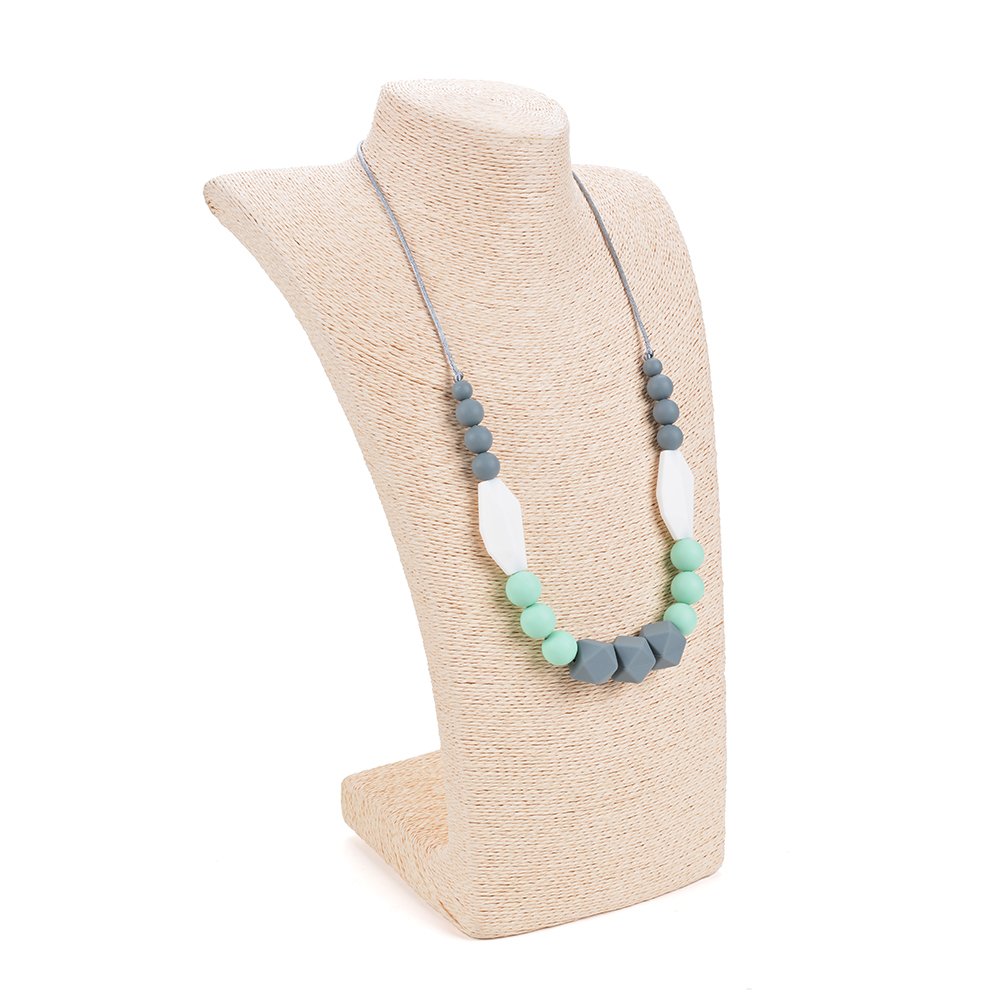 Lofca Teething Necklace Baby Silicone Teether Nursing Necklace for Mom Safe Toys for Teeth : Baby