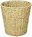 B&C Home Goods Waste Bin - Woven Waste Paper Basket for Bedroom, Kitchen, Bathroom or Office - Seagrass Trash Can - Versatile wastebasket for garbage and rubbish