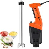 Flyseago 750W Commercial Immersion Blender 21inch Removable Shaft 50 Gallon | Heavy duty pro food hand mixer with brushless DC motor, 12000 rpm variable speed, large capacity, for high-output kitchens